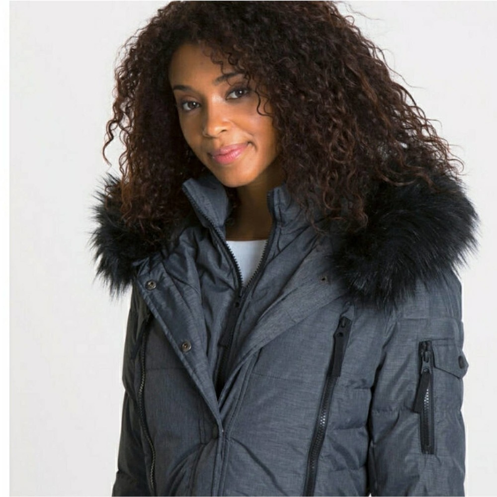 Nautica Hooded  Bib Parka Jacket - Picture 4 of 12